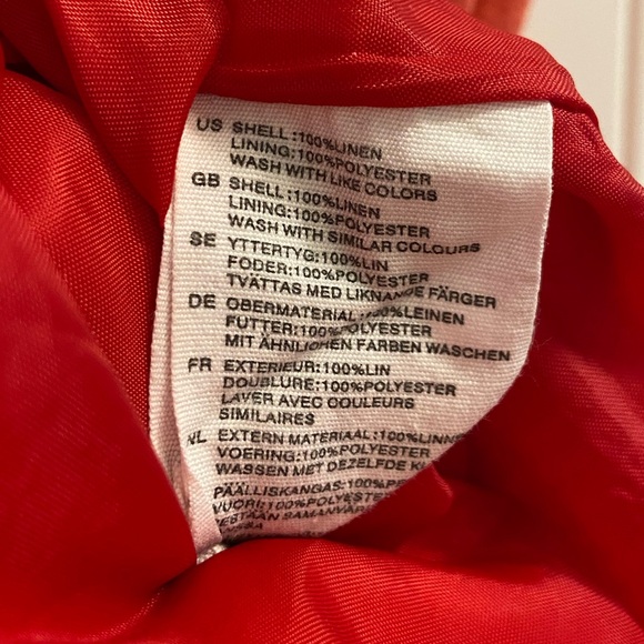 H&M Bright Coral Sleeveless Strappy Midi Dress 14 - Picture 4 of 6